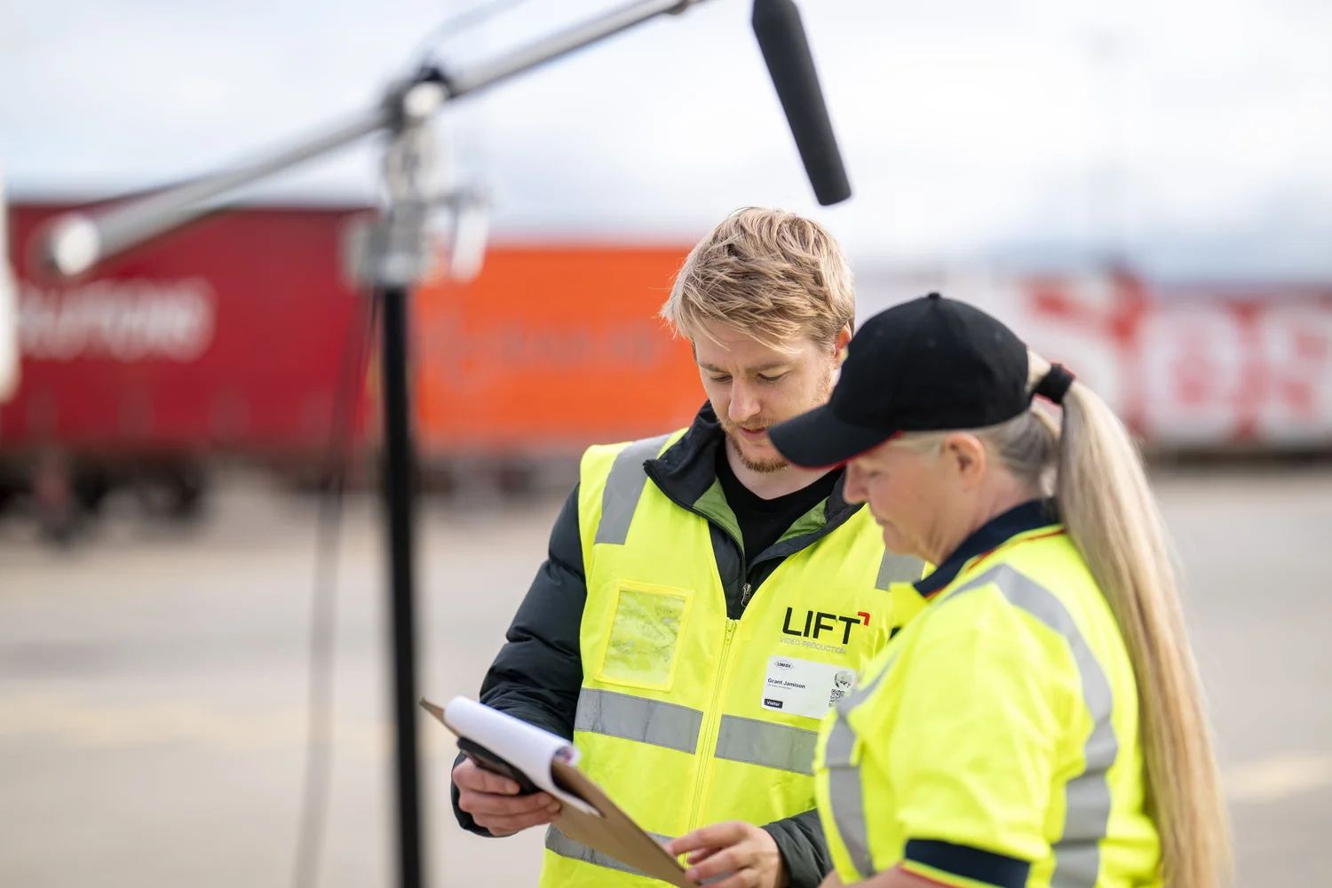 Image of Lift Video Production filming Logistics