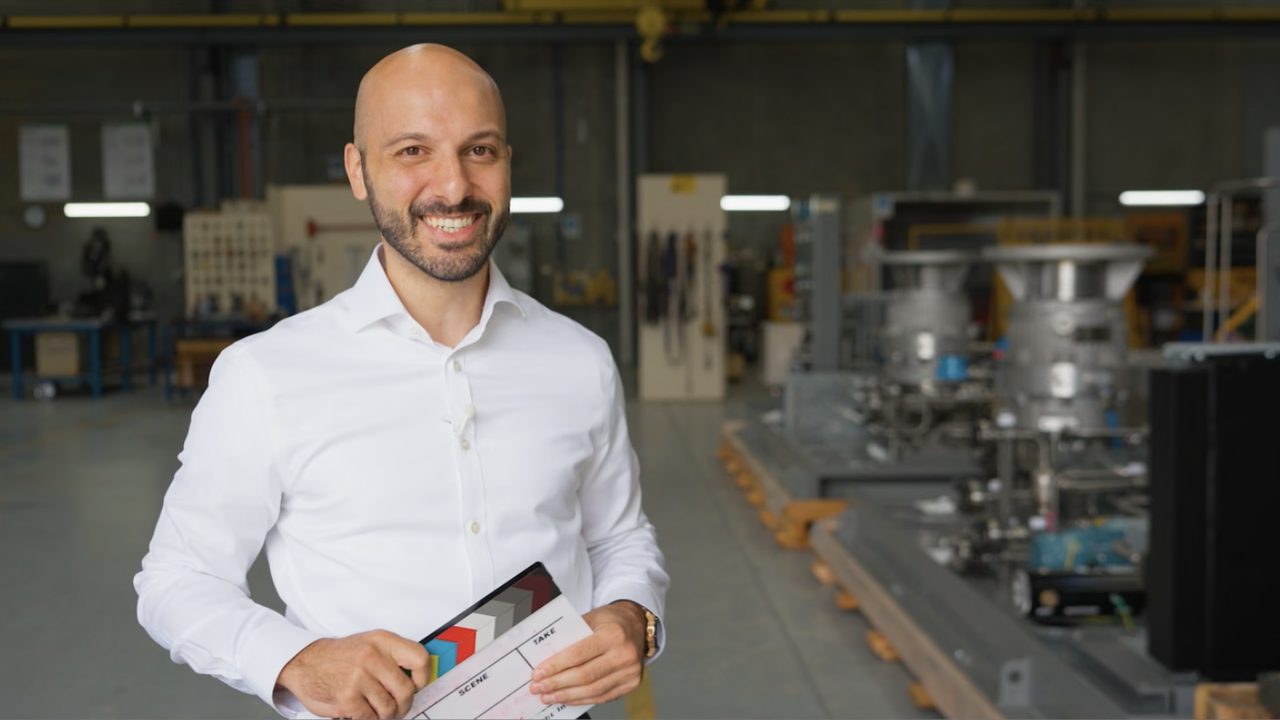 Frankie from Australian Fluid Handling on camera
