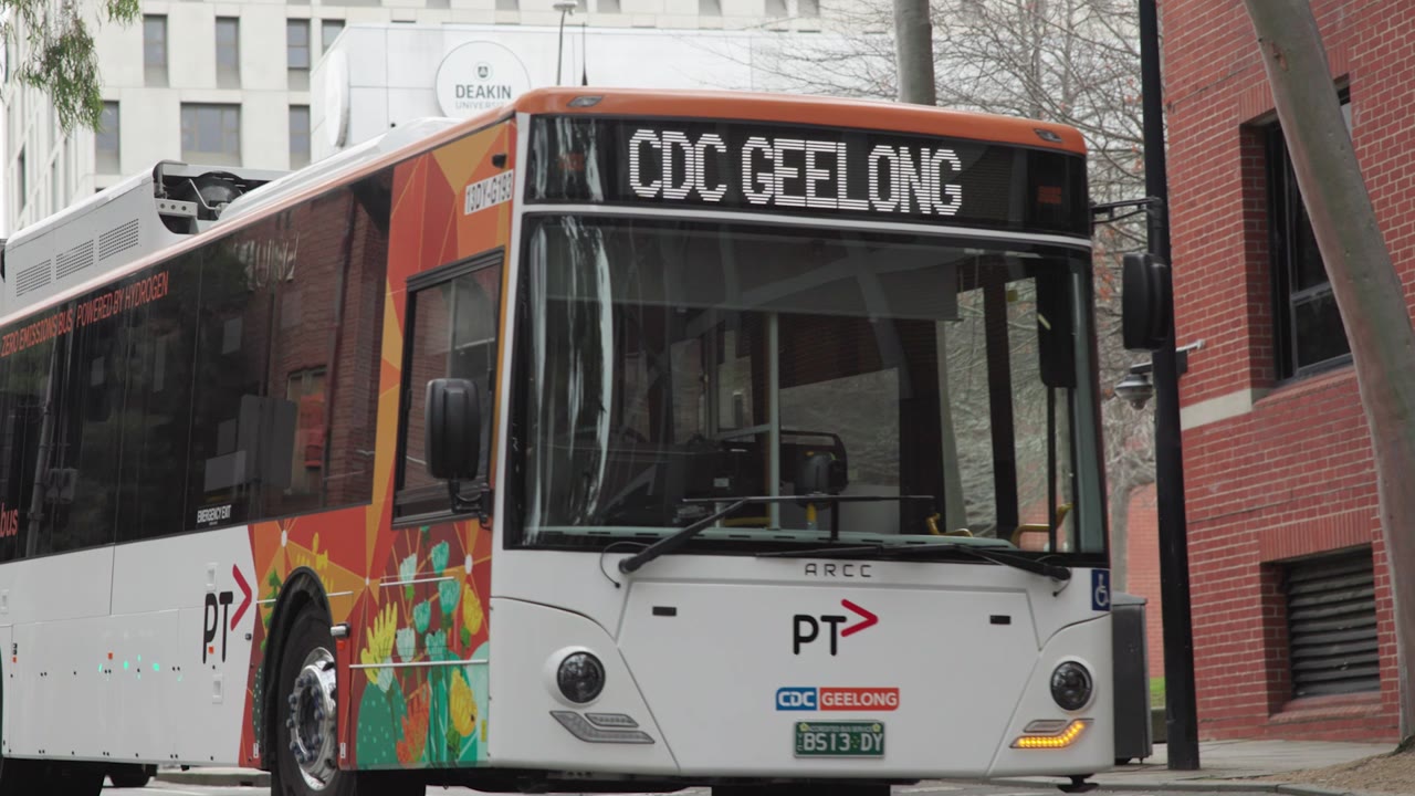 Still from CDC Hydrogen Bus Launch