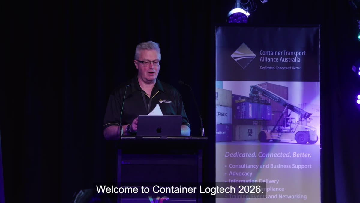Still from CTAA Container Logtech 2026
