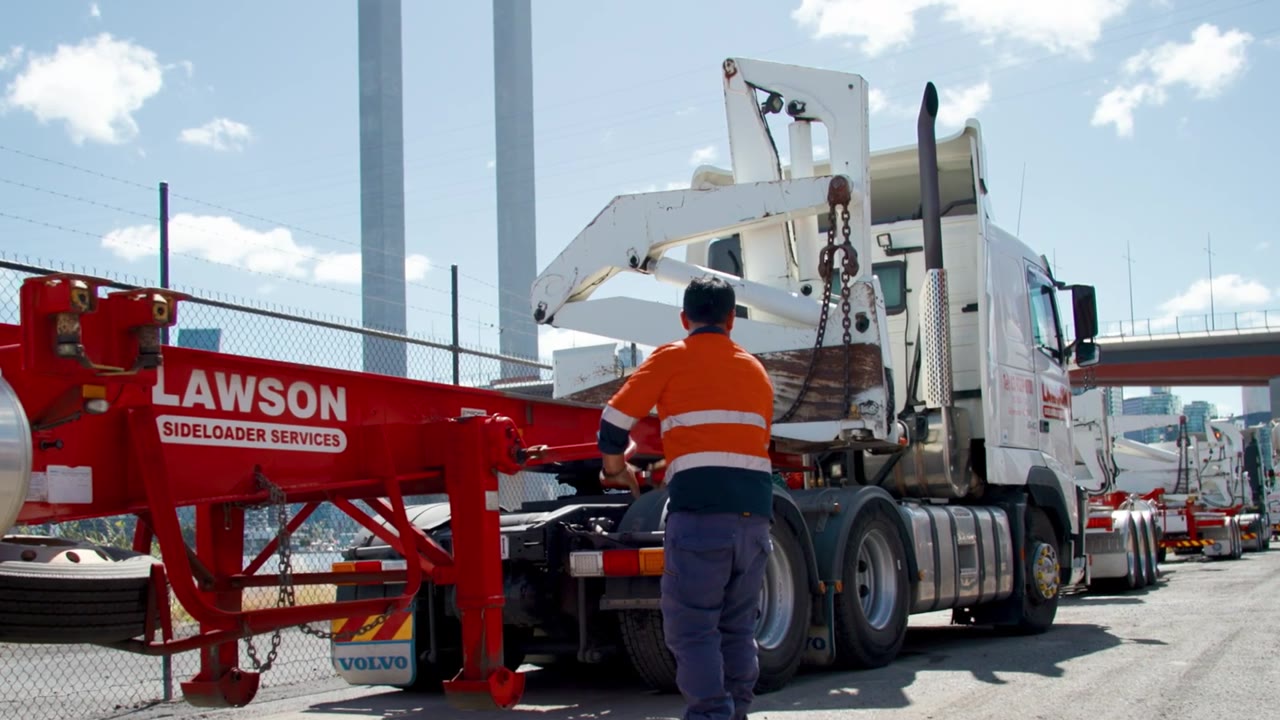 Still from Lawson Sideloader Services