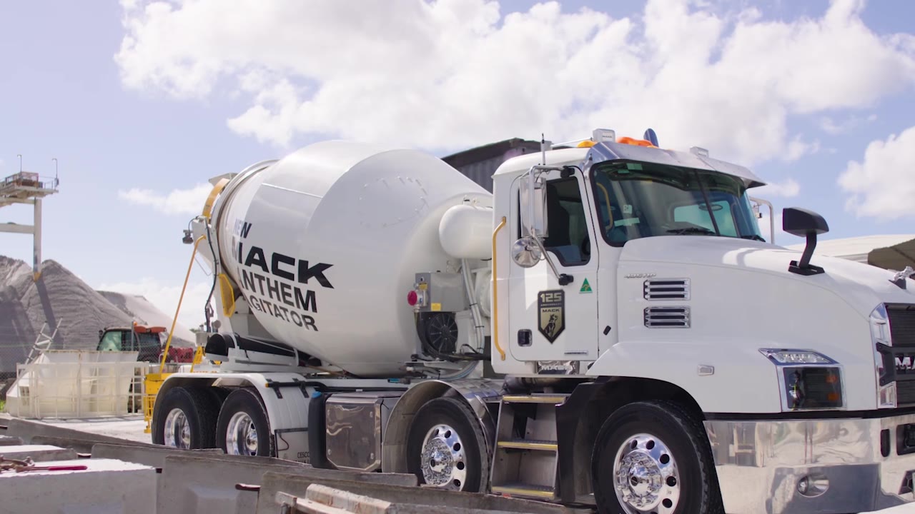 Still from Mack Trucks x Austmix